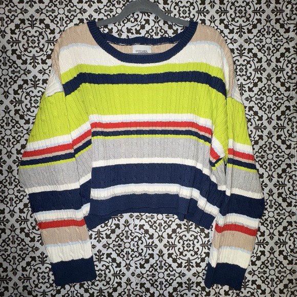 Stitches + Stripes Marine Multi Stripe Sweater Small NWT New Collection 2024 - Picture 2 of 5